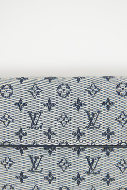Louis Vuitton Navy Monogram Porte Tresor Wallet