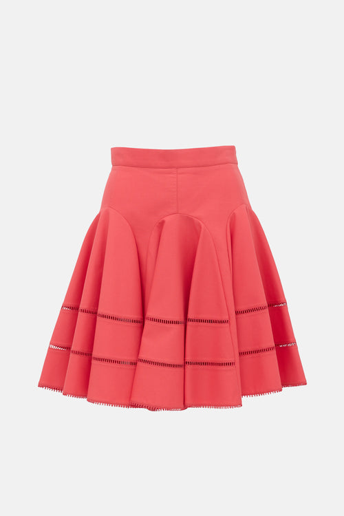Louis Vuitton Panelled Skater Mini Skirt