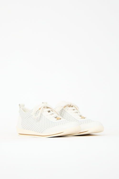 Louis Vuitton Perforated Leather Sneaker