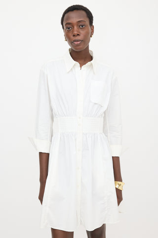 Louis Vuitton Poplin Shirt Dress