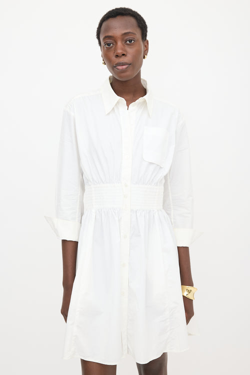 Louis Vuitton Poplin Shirt Dress