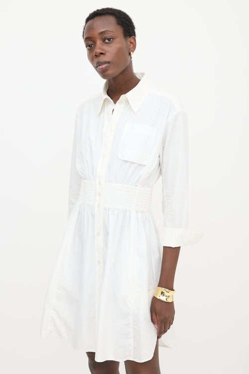 Louis Vuitton Poplin Shirt Dress