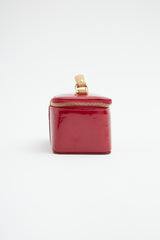 Louis Vuitton Red Vernis Jewelry Case