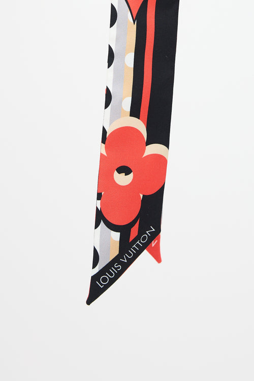 Louis Vuitton Silk Monogram Pop BB Twilly