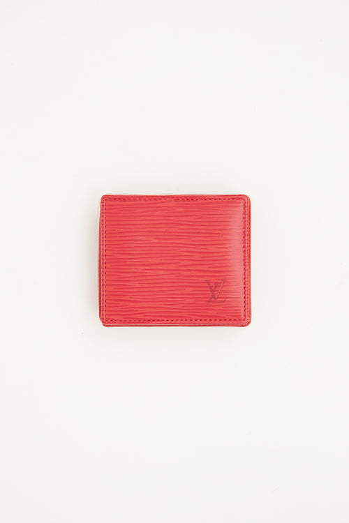 Louis Vuitton Red Epi Boite Coin Case