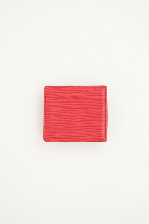 Louis Vuitton Red Epi Boite Coin Case