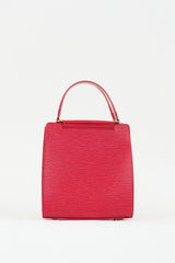 Louis Vuitton Red Epi Leather Figari  Bag