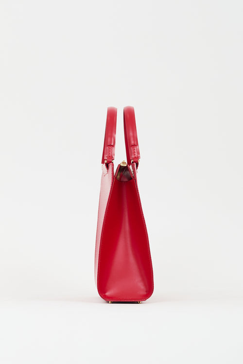 Louis Vuitton Red Epi Leather Figari  Bag