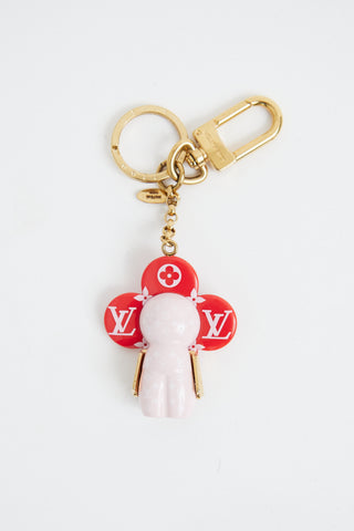 Louis Vuitton Red & Pink Vivienne Bag Charm