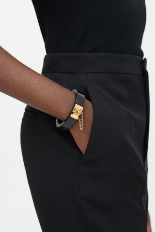 Louis Vuitton Resin Lock Me Bangle Bracelet