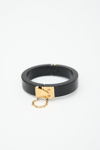 Louis Vuitton Resin Lock Me Bangle Bracelet