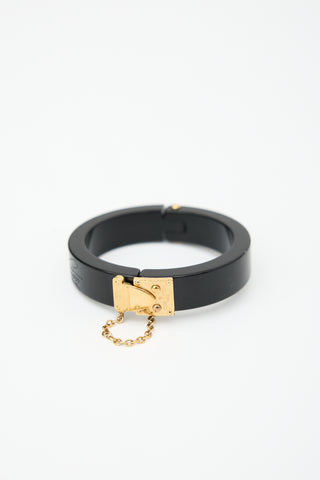 Louis Vuitton Resin Lock Me Bangle Bracelet