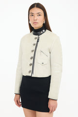 Louis Vuitton Resort 2017 Cropped Shearling Jacket