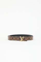 Louis Vuitton Reversible Damier Ebene LV Belt