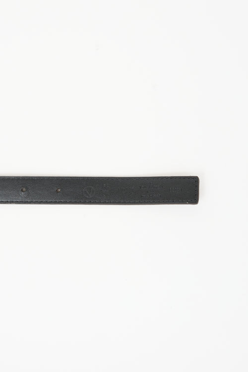 Louis Vuitton Reversible Damier Ebene LV Belt