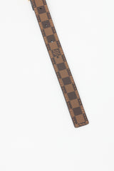 Louis Vuitton Reversible Damier Ebene LV Belt