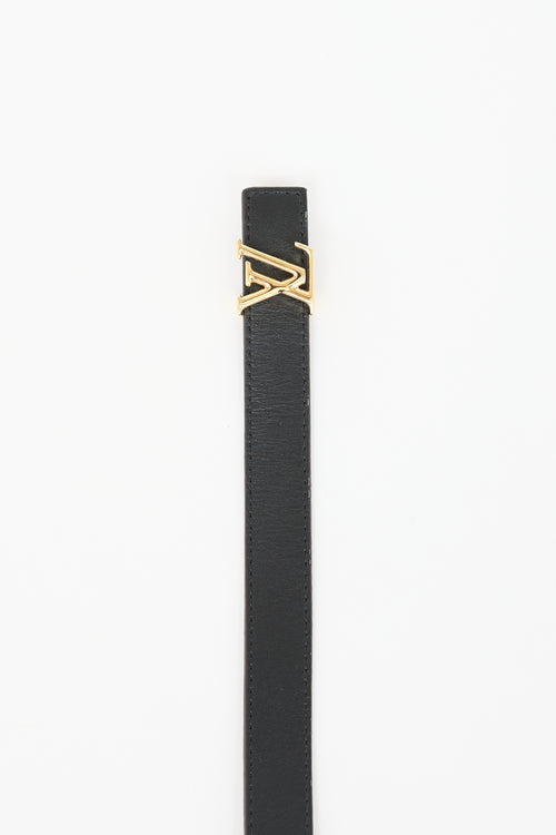 Louis Vuitton Reversible Damier Ebene LV Belt