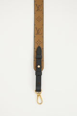 Louis Vuitton Brown Reversible Monogram Bandouliere Strap