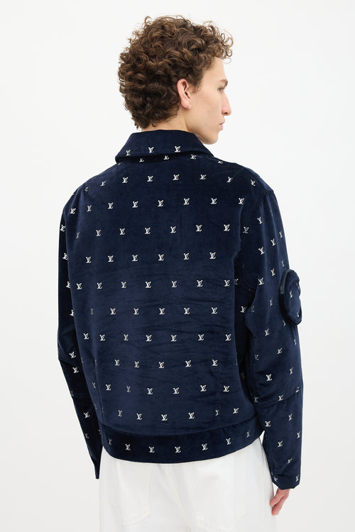 Louis Vuitton SS 2023 Velvet Allover LV Jacket