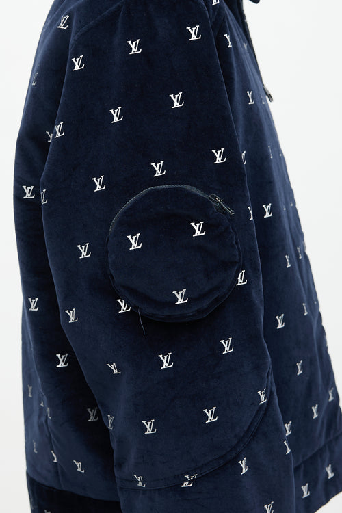 Louis Vuitton SS 2023 Velvet Allover LV Jacket
