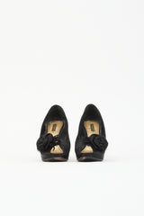 Louis Vuitton Satin Rosette Pump