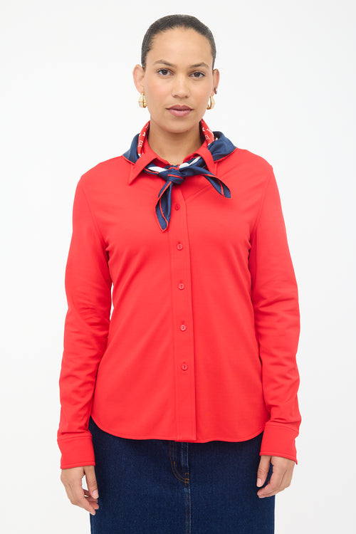 Louis Vuitton Scarf Shirt