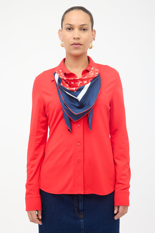 Louis Vuitton Scarf Shirt