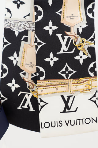 Louis Vuitton Silk Monogram Confidential Bandeau