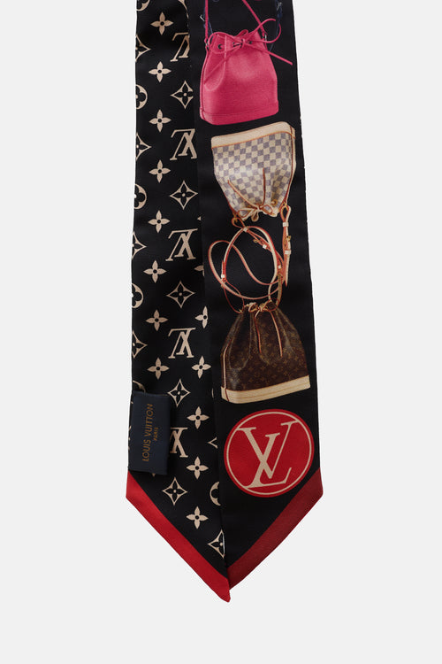 Louis Vuitton Silk Monogram Tribute To Noé BB Bandeau
