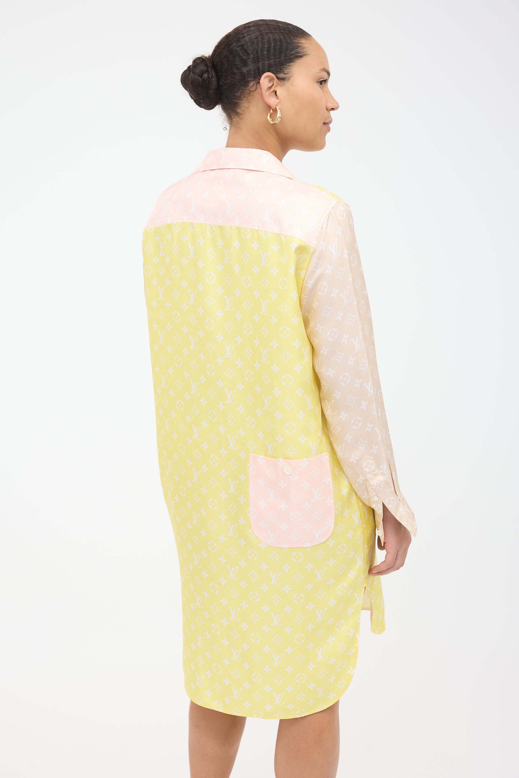 Louis Vuitton // Silk Monogram Shirt Dress – VSP Consignment Louis Vuitton // Silk Monogram Shirt Dress – VSP Consignment