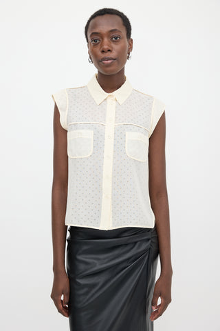 Louis Vuitton Silk Patterned Top