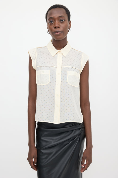 Louis Vuitton Silk Patterned Top
