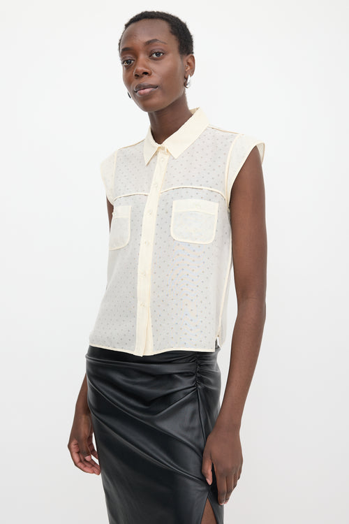 Louis Vuitton Silk Patterned Top