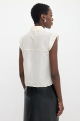 Louis Vuitton Silk Patterned Top