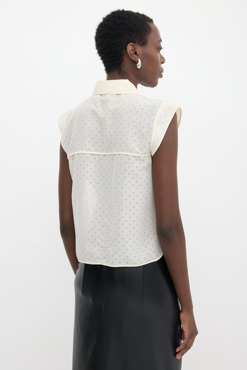 Louis Vuitton Silk Patterned Top