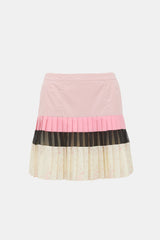 Louis Vuitton Silk Pleated Mini skirt