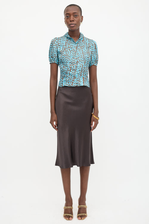 Louis Vuitton Silk Printed Blouse