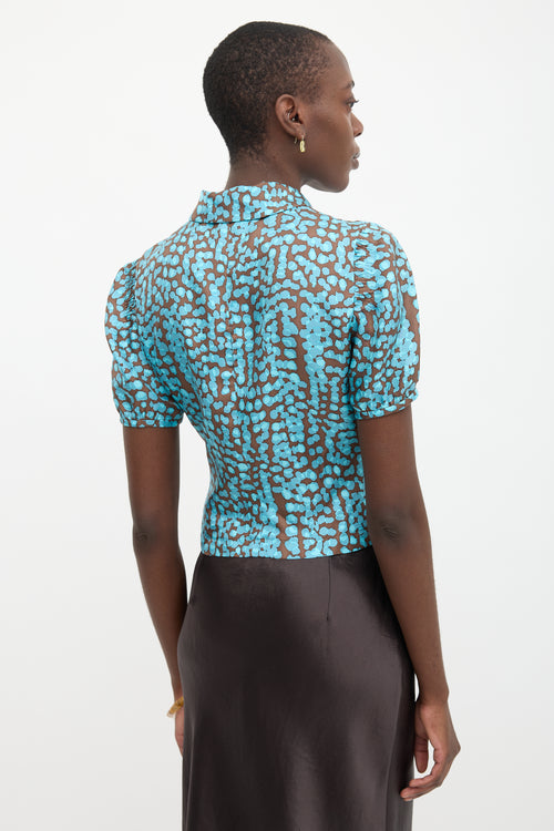 Louis Vuitton Silk Printed Blouse