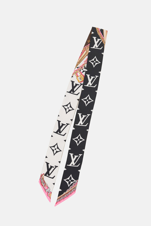 Louis Vuitton Silk Ultimate Monogram BB Bandeau Scarf
