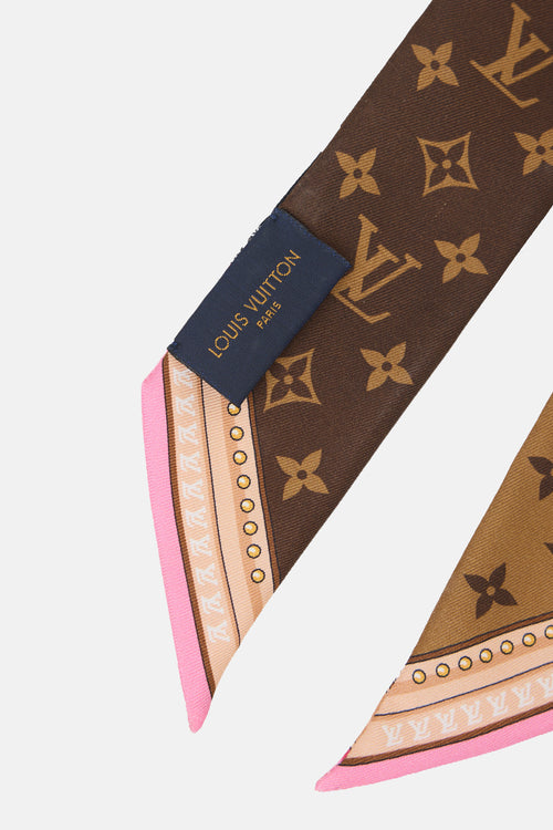 Louis Vuitton Silk Ultimate Monogram BB Bandeau Scarf