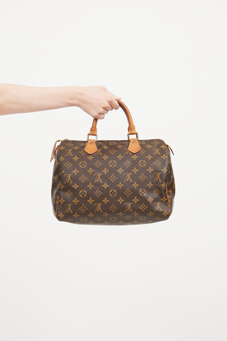 1995 Brown Monogram Speedy 30 Bag