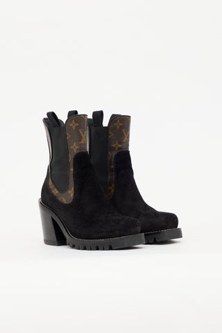 Louis Vuitton Suede Limitless Boot