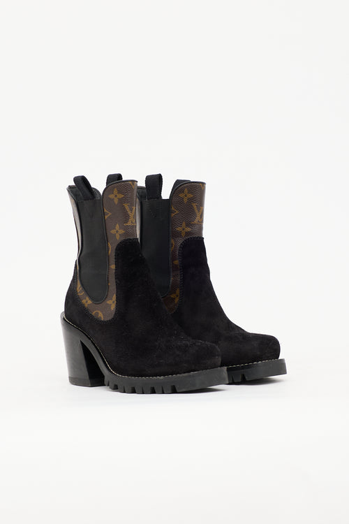 Louis Vuitton Suede Limitless Boot