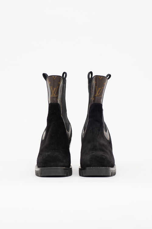 Louis Vuitton Suede Limitless Boot
