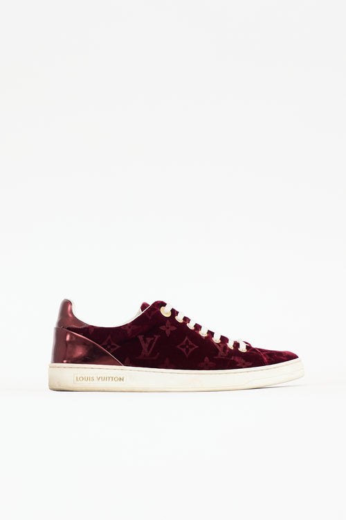 Louis Vuitton Velvet Time Out Sneaker
