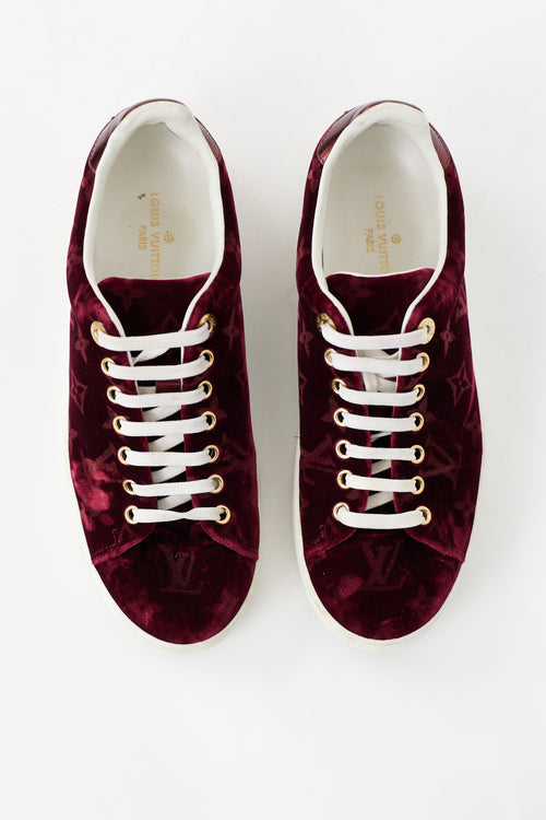 Louis Vuitton Velvet Time Out Sneaker