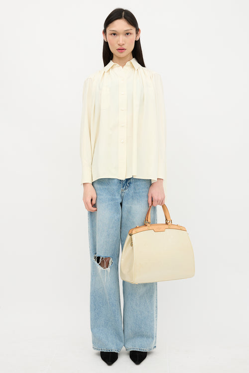 Louis Vuitton Vernis Leather Brea MM Bag