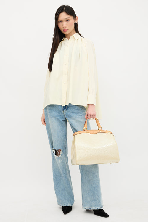 Louis Vuitton Vernis Leather Brea MM Bag