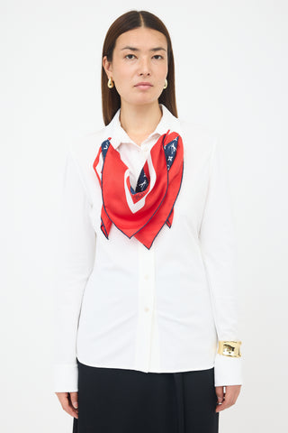 Louis Vuitton Scarf Shirt