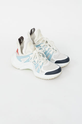 White & Multicolour Archlight Sneaker Louis Vuitton